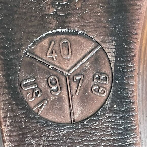 Carrini Slip On Strappy Sandal Brown And Tan Size 9 - Picture 7 of 8